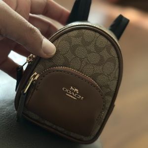 Coach Mini Court Backpack Bag Charm
